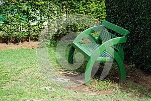 Wooden green original chair