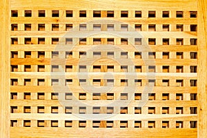 Wooden grille