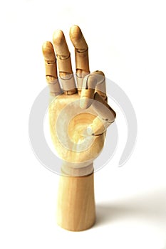 Wooden hand