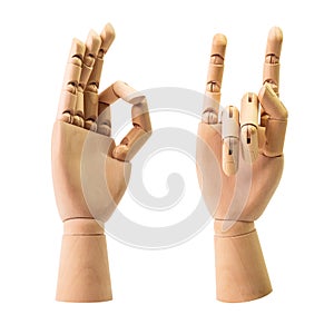 Wooden hand