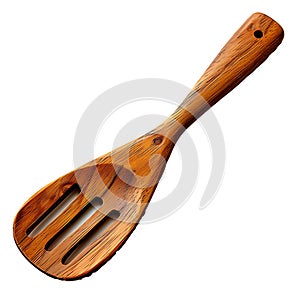 Wooden Handle Spatula Versatile Cooking Tool for Home and Professional Kitchens, Generative Ai