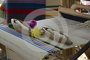 Wooden handloom for creating
