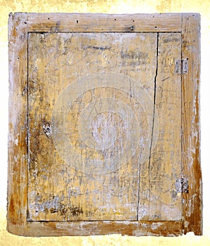 Wooden handwriting wicket