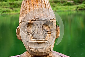 Wooden Head Dominican Republic