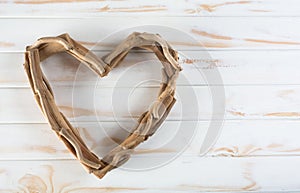 Wooden heart