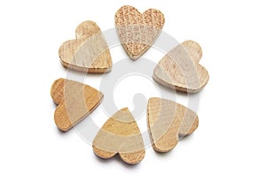 Wooden Heart Symbols