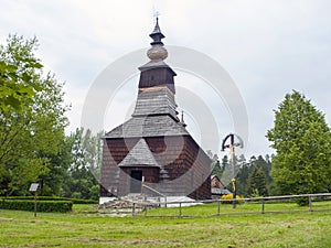 Wooden Historical Church in Slovakia