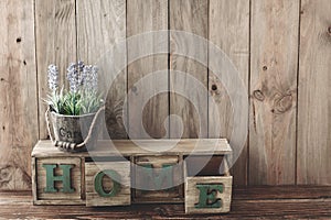 Wooden home decor