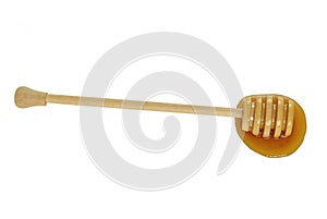 Wooden honey drizzler photo