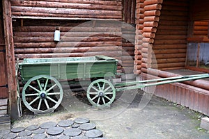 Wooden horse cart