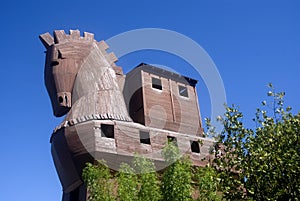 Wooden horse, Troy, Turkey