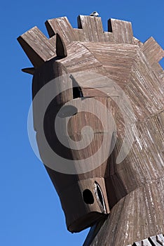 Wooden horse, Troy, Turkey