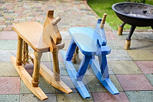 Wooden horses