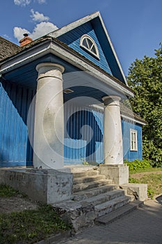 Wooden house exterior detail. Lithuania