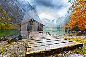 Wooden house in Konigssee, Germany