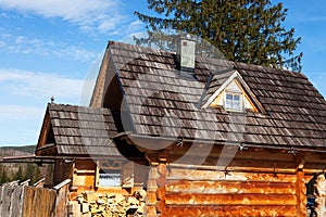 Wooden house during sunny day