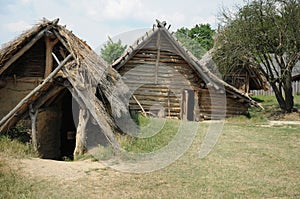 Wooden hut