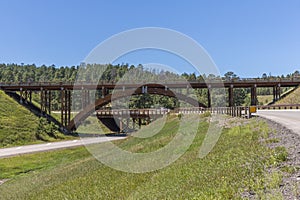 Wooden Interchange Bridges