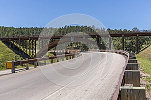 Wooden Interchange Bridges