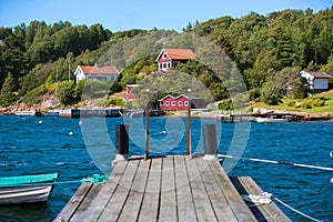 Wooden jetty, Sweden