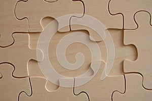 Wooden jigsaw