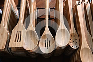 Wooden Kitchen Spatulas and Spoons