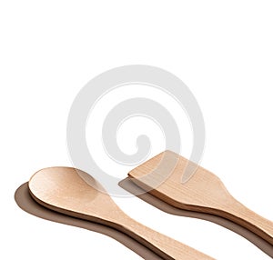 Wooden Kitchen Utensils for  cooking and mixing food