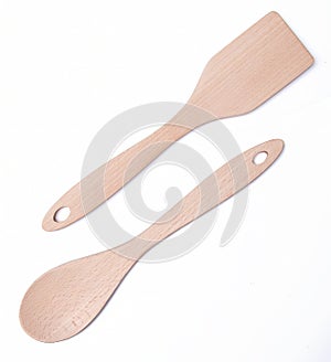 Wooden Kitchen Utensils for  cooking and mixing food