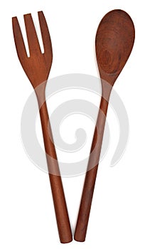 Wooden kitchen utensils set