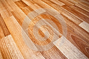 Wooden laminated floor