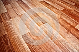 Wooden laminated floor