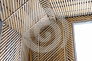 wooden laths for new house