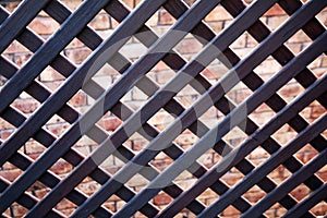 Wooden lattice