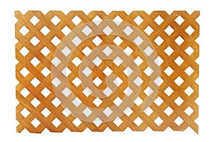 Wooden lattice