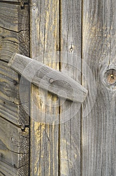 Wooden lock mechanism