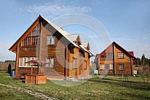 Wooden lodges