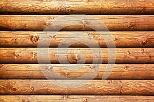 Wooden logs background