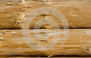 Wooden logs background