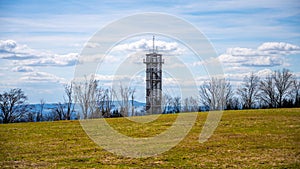 Wooden lookout tower Lighthouse of Jara Cimrman