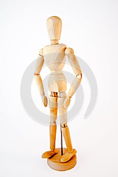 Wooden mannequin