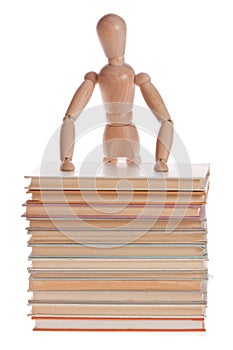 Wooden mannequin man from Ikea gestalta.