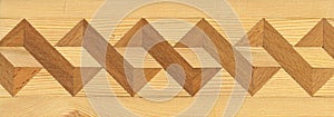 Wooden marquetry can be patterns created from the combination of wood, wooden floor, parquet, cutting board