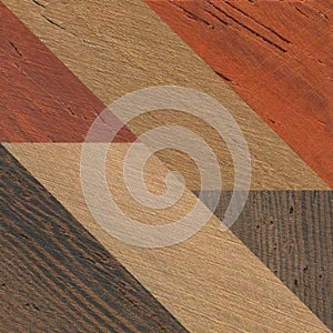 Wooden marquetry can be patterns created from the combination of wood, wooden floor, parquet, cutting board