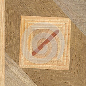 Wooden marquetry can be patterns created from the combination of wood, wooden floor, parquet, cutting board