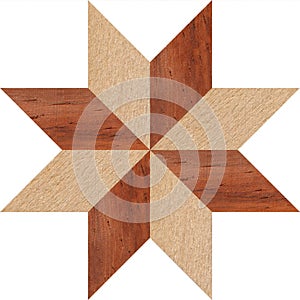 Wooden marquetry can be patterns created from the combination of wood, wooden floor, parquet, cutting board