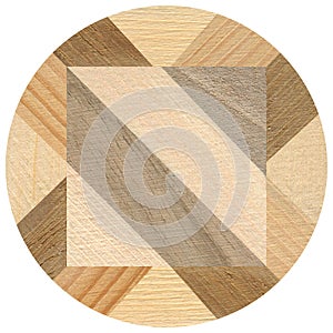 Wooden marquetry can be patterns created from the combination of wood, wooden floor, parquet, cutting board