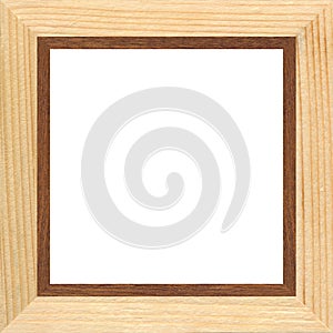 Wooden marquetry frame, wooden frame made of a combination of different woods