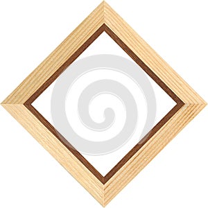 Wooden marquetry frame, wooden frame made of a combination of different woods