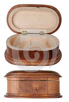 Wooden mass production jewelry box.