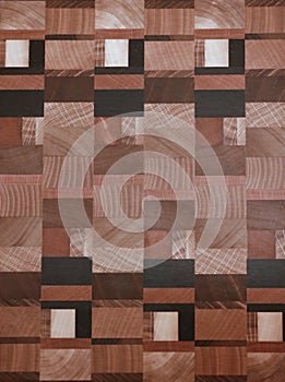 Wooden mosaic background